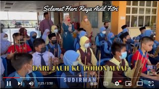 Lagu Raya Sudirman Dari Jauh Ku Pohon Maaf Cover by Cikgu Meera & Team Bitara Angklung