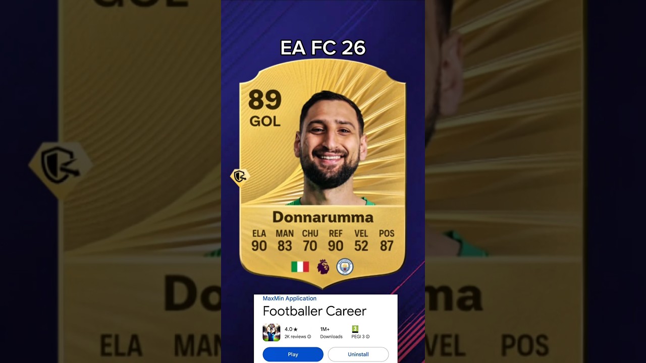 DONNARUMMA EVOLUTION CARD ON EA FC 26 