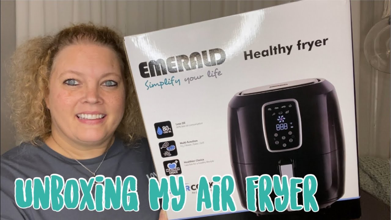 Emerald 5.2L Digital Air Fryer Black SM-AIR-1804 - Best Buy