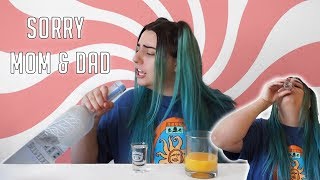 DRUNK MAKEUP CHALLENGE