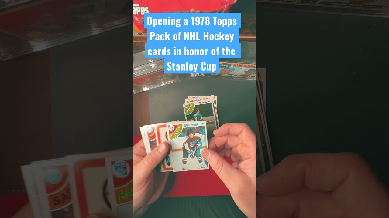1978 Topps Hockey Cards live open! 