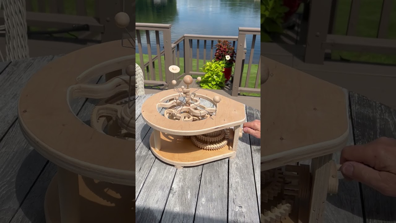 Copernican Planetary Orrery, designed by Clayton Boyer, built by Jim Wilson