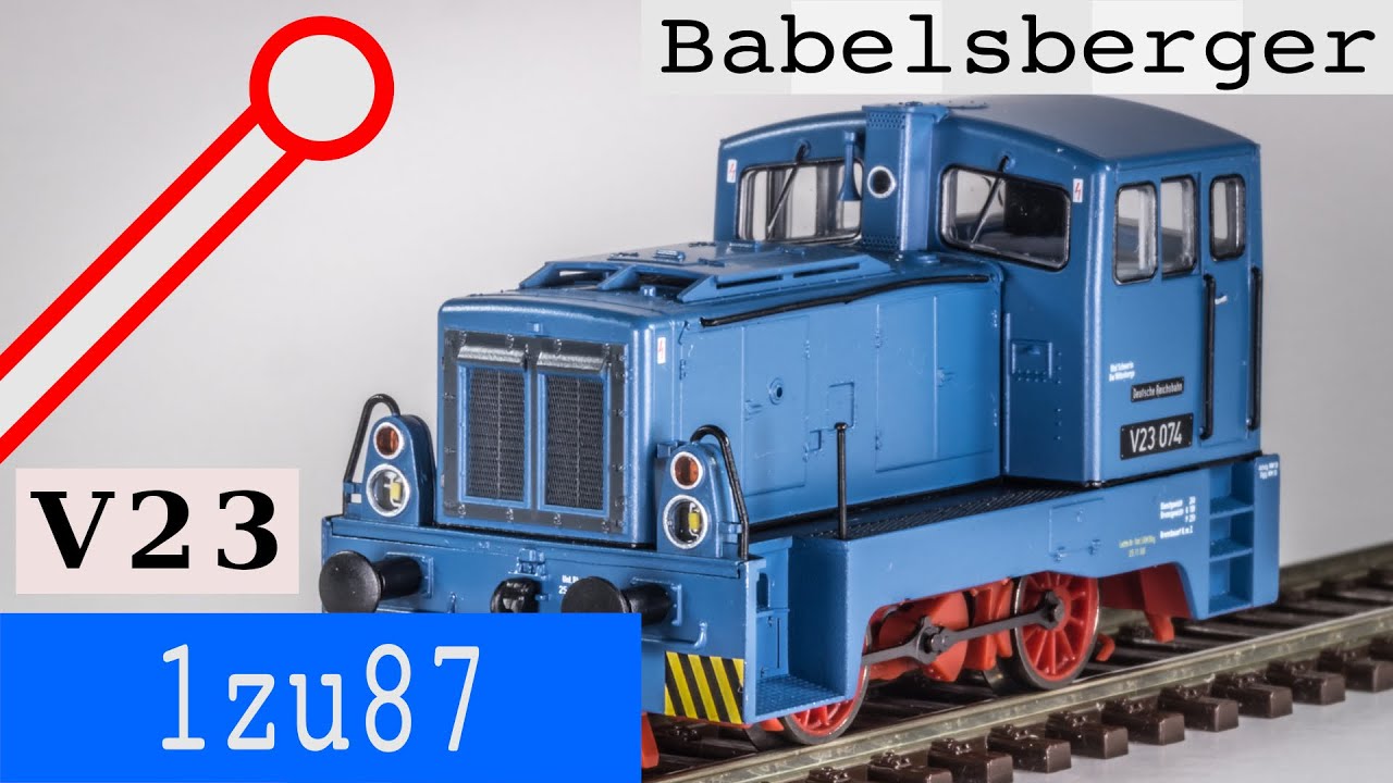 Die Kleine aus Babelsberg / Sonneberg ( Modelleisenbahn mit der V23 in H0 )