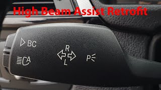 High Beam Assist Retrofit on BMW F30