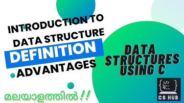 Introduction to Data Structure|Definition| Data Organization | Advantages