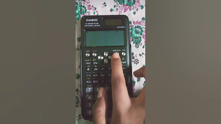 how to adjust  brightness scientific calculator fx-991ES PLUS #scientificcalculator