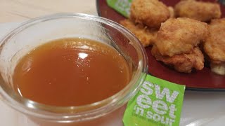 COPYCAT McDonalds Sweet 'N Sour Sauce | How to Make McDonalds Sweet N' Sour Sauce