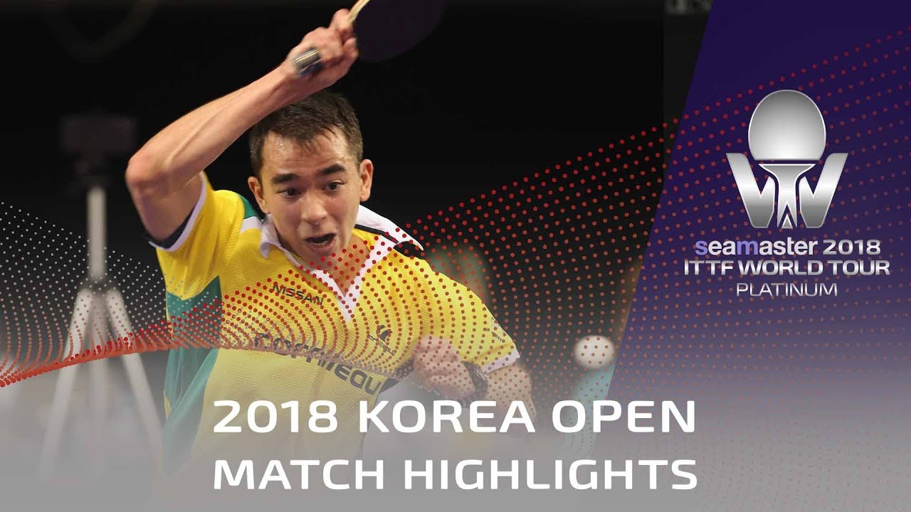 kait diaz Hugo Calderano vs Chen Chien-An | 2018 Korea Open Highlights (R32)