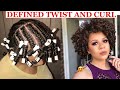 How To Get A Super Defined TWIST and CURL - HUMIDITY PROOF | Natural Hair Style