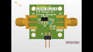 Designing a RF Gain block PCB (SKY65017)