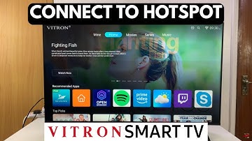 How To Connect Vitron Smart TV To Mobile Hotspot