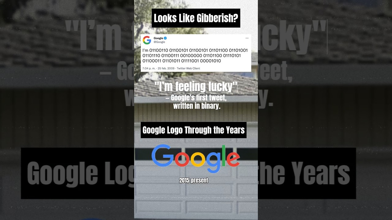 Google's First Tweet Was... Binary? 😧 