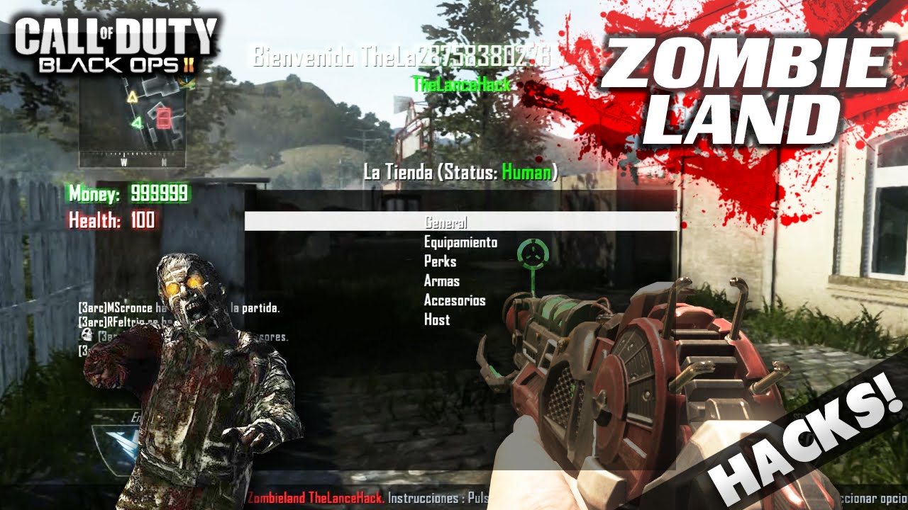 BLACK OPS 2 HACKS PS3 - ZOMBIES EN MULTIJUGADOR MOD MENU 1.19 (OPEN LOBBY) - 