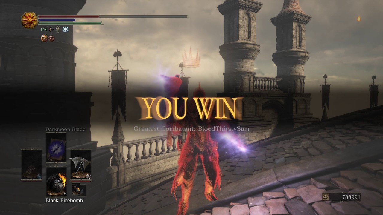 Dark Souls 3 DarkMoon Winged Knight Twin Axes Fun YouTube