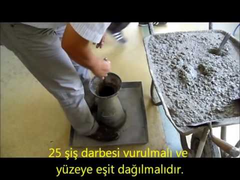 Beton Slump Çökme Deneyi Nasıl Yapılır