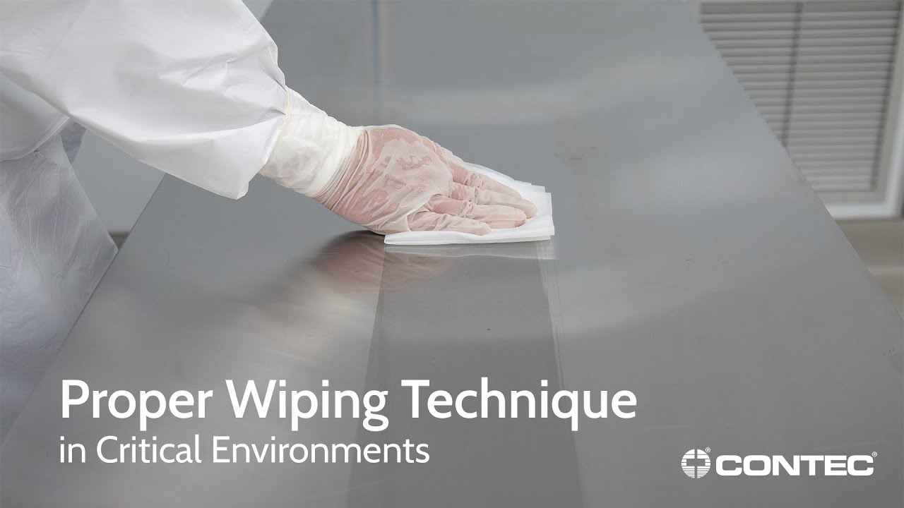 Ideal Wiping Technique in Critical Environments: TCM