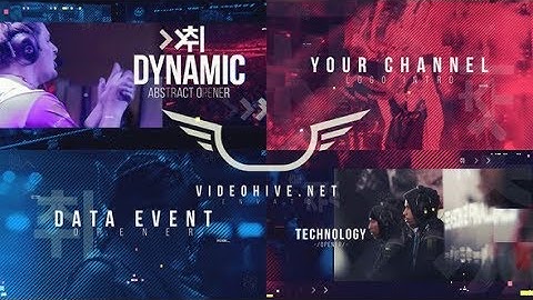 After Effects Template: Dynamic Glitch Logo Opener