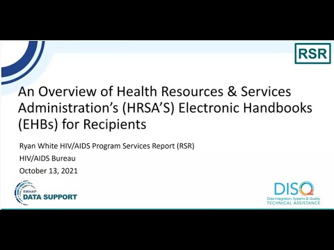 Overview of HRSA's EHBs for Grant Recipients