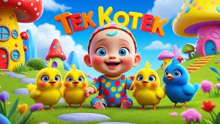 Download Lagu TEK KOTEK | CIT CIT CUIT | 5 BEBEK KECIL BERMAIN | SUARA BINATANG | WanWan Kids