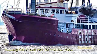 Bergfahrt Feuerschiff ELBE1 BURGERMEISTER OSWALD DFPB IMO 8137548 lighthouse ship BJ 1948 Emden