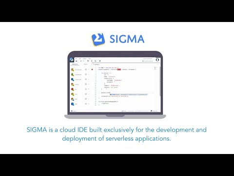 Disrupting Serverless Computing | Sigma IDE by SLAppForge