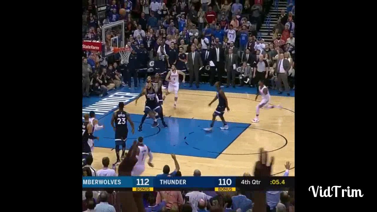 Andrew Wiggins sinks buzzer beater after Melo's clutch go ahead 3 10/22/17