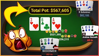 $4 Million Dollars on the table!!! - Nosebleed PLO Cash Game Action