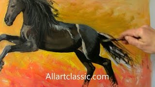 http:www.allartclassic.com - The entire process of creating an artwork, including the preliminary pencil drawing. An early work the 