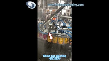 How the stand up pouch packaging machine filling 150ml fruit juice?