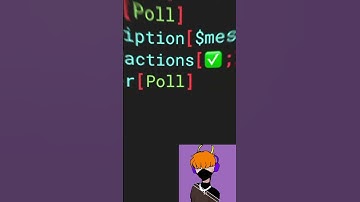 How to make a poll command in bot designer for discord | BDFD | #shorts