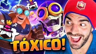 USEI O DECK MAIS TÓXICO DE GIGANTE ELÉTRICO DO CLASH ROYALE!