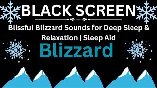 Blissful Blizzard Sounds for Deep Sleep & Relaxation | Sleep Aid for Insomnia Relief