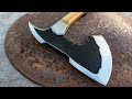 Fabricacin de tomahawk a partir de un disco de arado