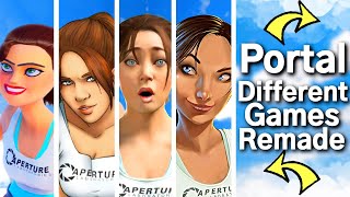 Portal in 30 Different Games