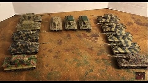🐯🚜🪖🐅1/72 scale WW2 Tank Destroyer - Jagdtiger German Jagdpanzer VI Hunting Tiger Dragon Armor model🐯