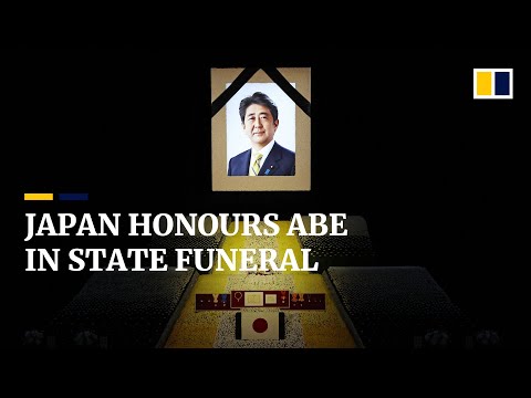 Japan bids farewell to former prime minister shinzo abe at controversial state funeral