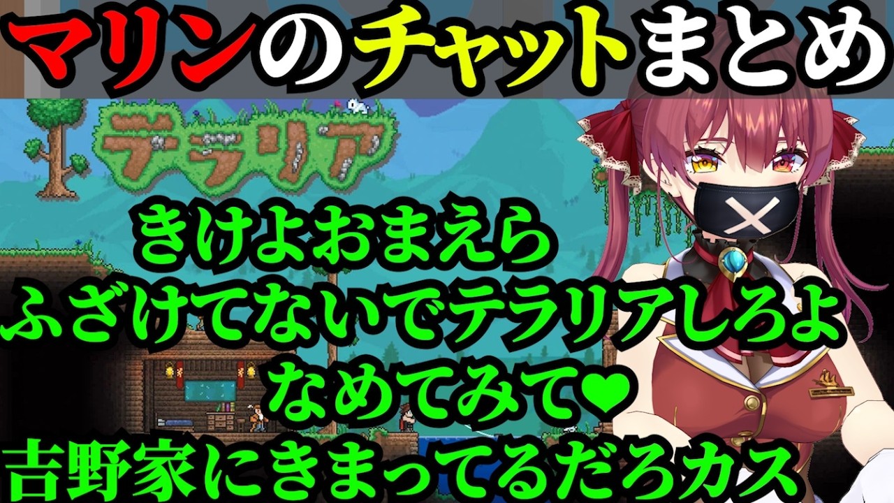 【＃ホロテラリア】自枠と声がなかったマリンのチャットまとめ【宝鐘マリン/兎田ぺこら/白銀ノエル/大空スバル/白上フブキ/ホロライブ切り抜き】