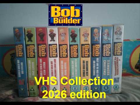 My Bob the Builder VHS collection (2026 Edition)