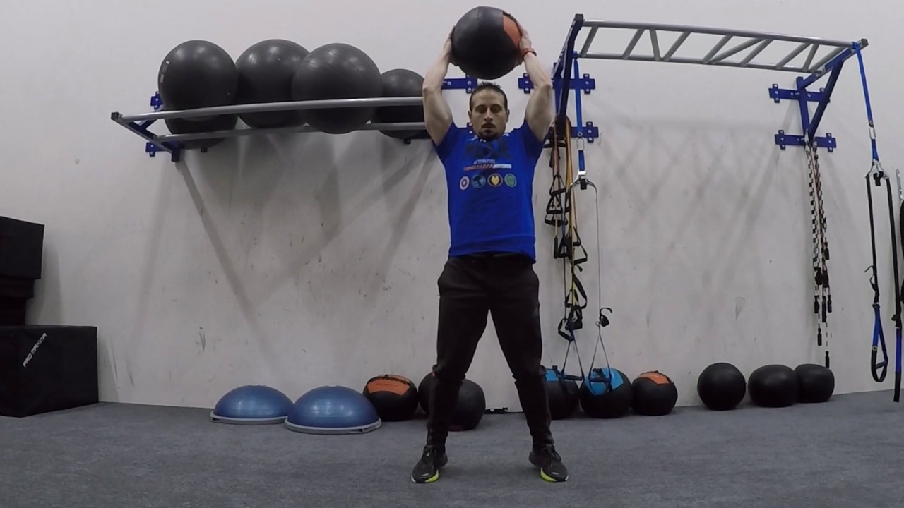 Medicine Ball Slams, great when you feel like "HULK SMASH" YouTube