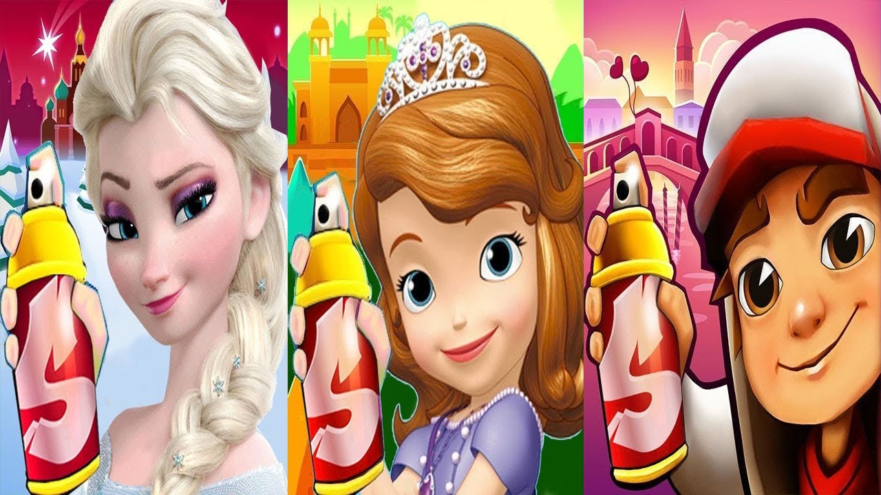 Snow Princess Run Subway Surfers Journey to The East FRANK vs Sister Princess vs Snow ...