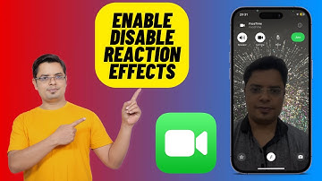 How to Enable/Disable FaceTime Reaction Effects on iPhone & iPad