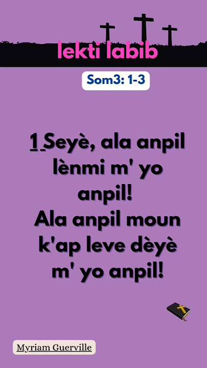   👉🏾Lekti labib .       Som3: 1-3 🙏🏾