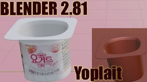 Timelapse Blender 2.81 Yoplait
