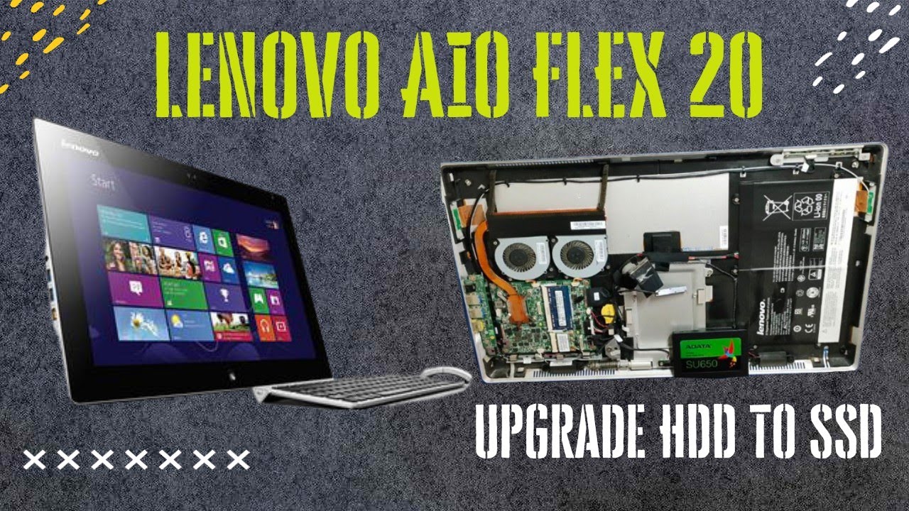 Lenovo Flex 20 upgrade ssd #laptopupgrade - YouTube