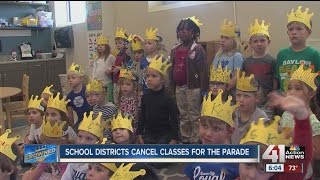 School districts cancel classes for Royals parade