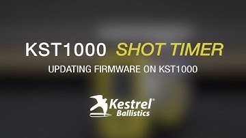 Updating Firmware on Your KST1000