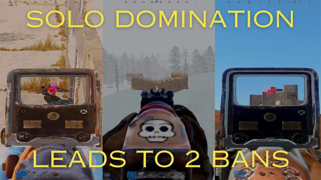 SOLO SNOWBALL on 200pop OLD RECOIL SERVER - RUST - YouTube