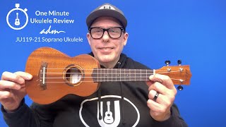 One Minute Ukulele Review: ADM JU119-21 Soprano Ukulele
This edition of the One Minute Ukulele Review looks at the ADM JU119-21 Soprano Ukulele.
For the full UkeGuide review, visit: https://youtu.be/S7DZpjL2UqQ
The printed UkeGuide review can be downloaded in the UkeGuide area at UkeStuff.info
*************************************************
Video created on the iPad Pro using Luma Fusion. Motion video background from Motion Bolt.
You are invited to visit my ukulele blog/website, ukestuff.info (a free resource). Also on social media: Twitter (@UkeStuff), Instagram (@ukestuff.info), and TikTok (@ukestuff.info)
Want to make a donation towards this work? Visit http://www.buymeacoffee.com/ukestuff
My Chord Melody Books (56 Hymns, 61 Carols for GCEA and DGBE Ukulele) are available on my Buy Me a Coffee Page (PDF & ePUB), Apple Books, and Amazon (Kindle and print)
Are you a teacher using ukulele in the classroom? Check out my video based method...effective, easy, and inexpensive! http://www.ukestuff.info
Looking for a FREE beginner method for the ukulele? Check out GCEA U or DGBE U at http://www.ukestuff.info
Thanks for watching the videos and supporting the channel! Your support of these videos and subscription to the channel makes it possible to produce this content. One Minute Ukulele Review: ADM JU119-21 Soprano Ukulele