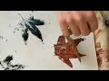 Seasonal Leaves | Liquitex Acrylic Inks