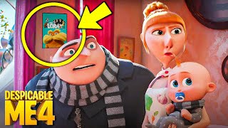 All EASTER EGGS You MISSED In DESPICABLE ME 4 Trailer